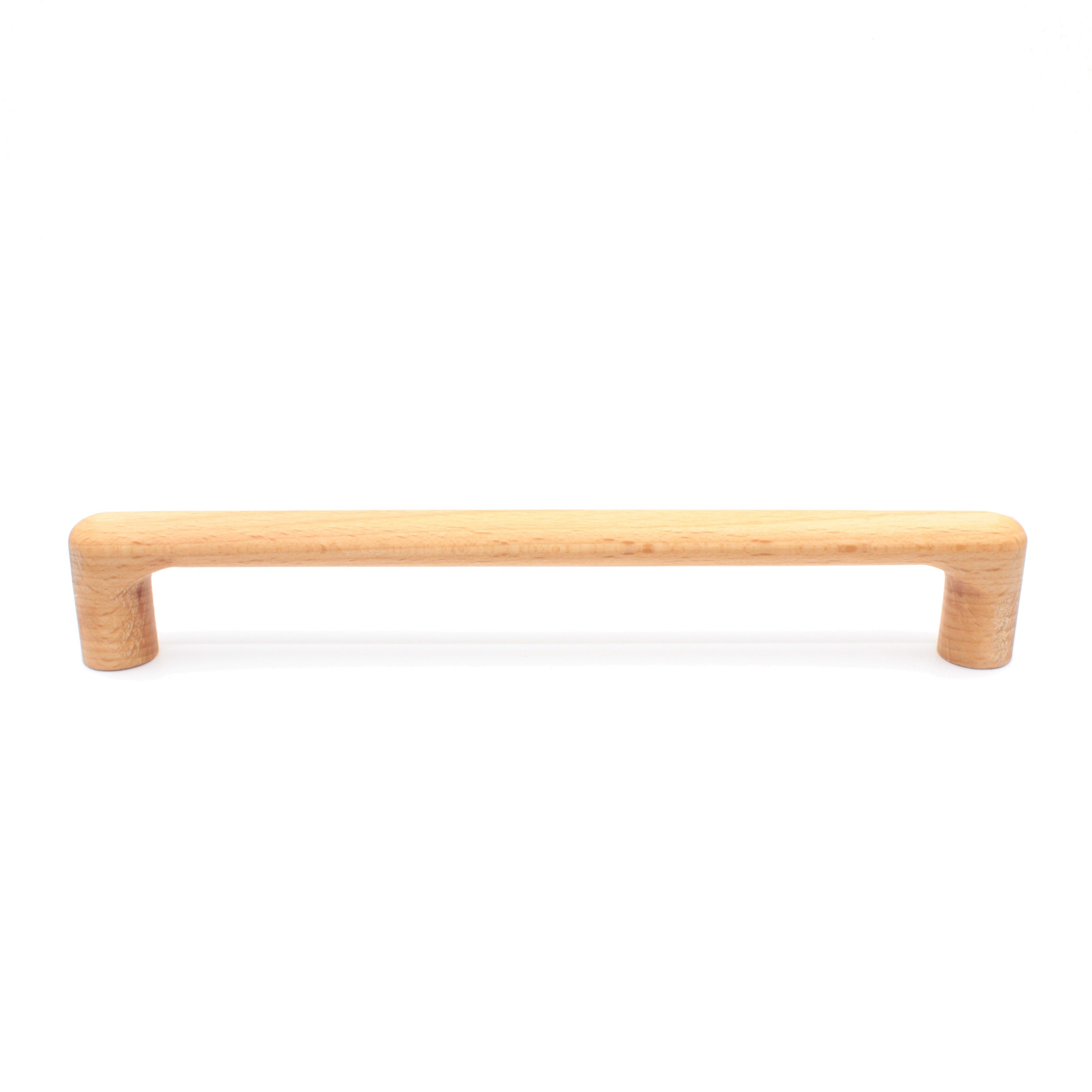 ekengriep Möbelgriff B255, Holzgriff aus Buche für Küche, IKEA Schrank, Schubladen usw.