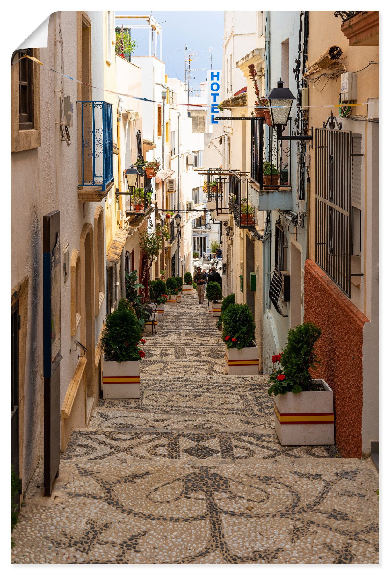 Artland Wandbild Spanische Treppe, Spanien (1 St), als Alubild, Leinwandbild, Poster, Wandaufkleber in verschied. Größen