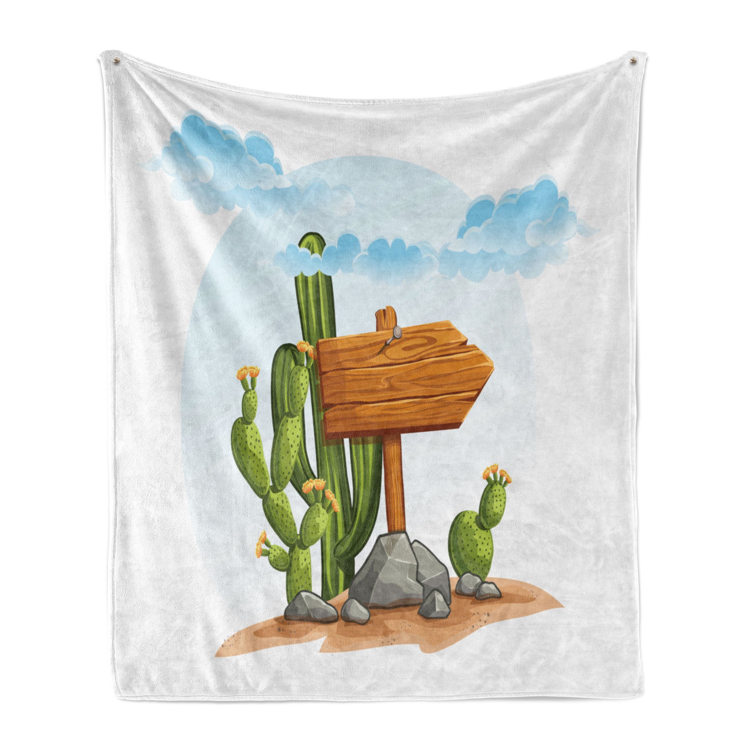 Kaktus Innen- Wohndecke Abakuhaus, Gemütlicher Außenbereich, den und Plüsch Flora Cartoon Wüste für
