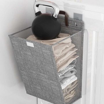 FIDDY Wäschekorb Wäschekorb, faltbarer Wandhängekorb, vielseitig einsetzbar (1 St), Hohles Design, schmutziger Wäschekorb, platzsparend