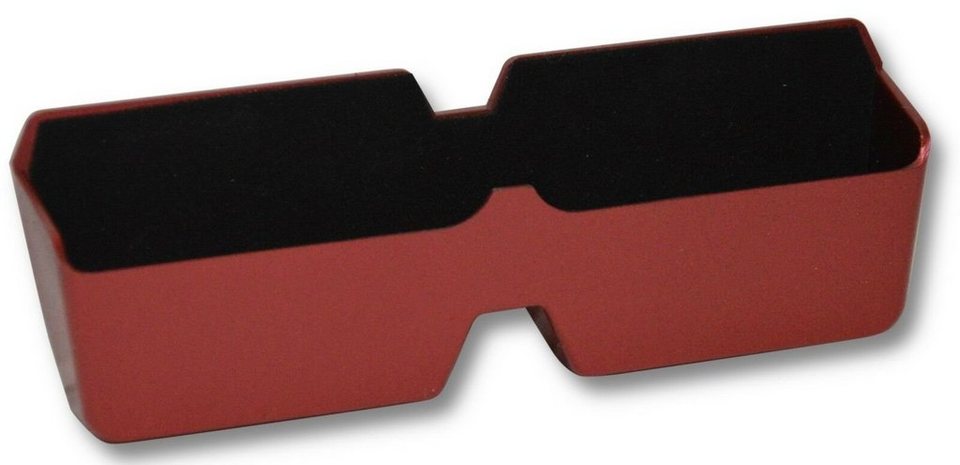 HR Autocomfort Brillenetui Gepolsterte Ablage Brillenhalter für PKW KFZ LKW  Auto Brillenablage