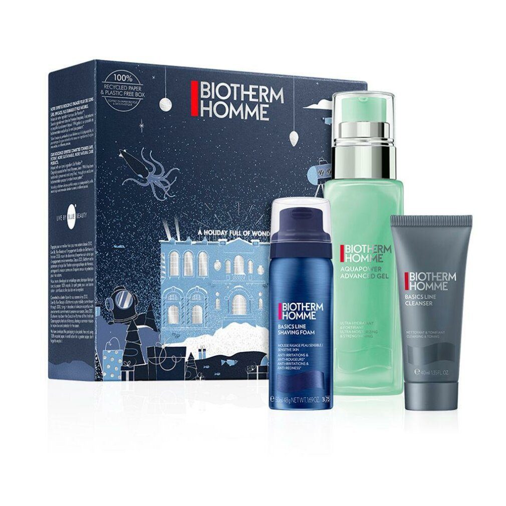 BIOTHERM Hautpflege-Set HOMME AQUAPOWER set 3 pz