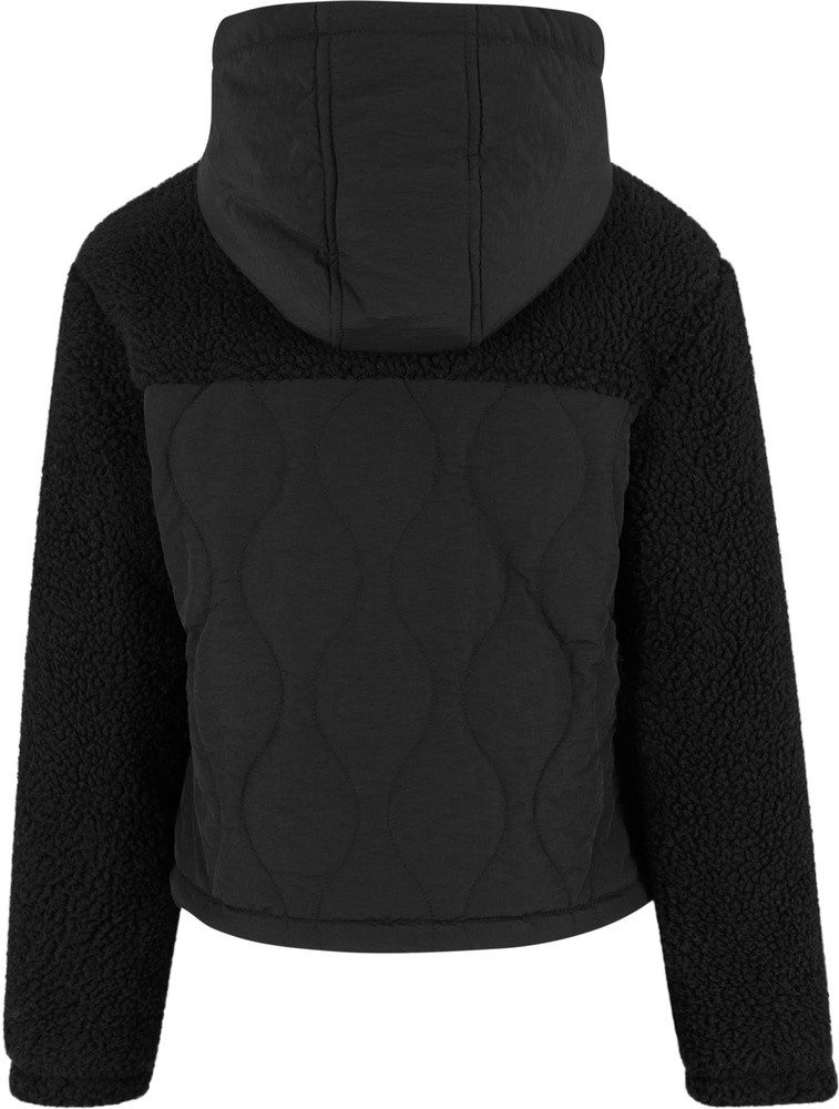 URBAN CLASSICS Kurzjacke Ladies Sherpa Crinkle Nylon Mix Jacket günstig online kaufen