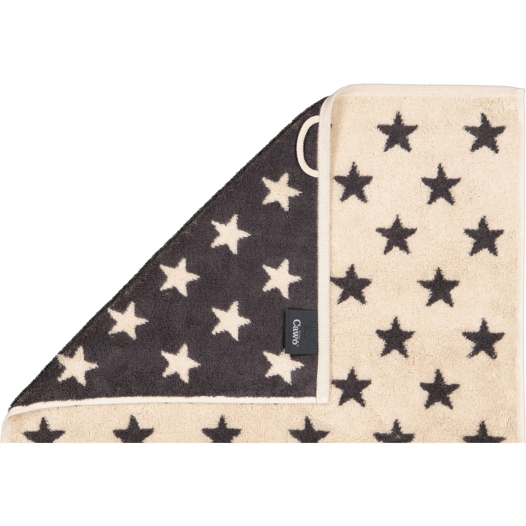 Cawö Handtücher NEW STARS Sterne klein 6261, 100% Baumwolle (1-St) – Bild 4 von 5