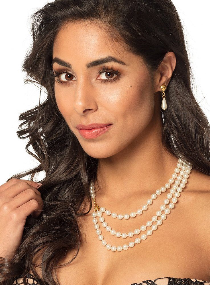 Boland Ohrring und Ketten Set Schmuckset 20er Jahre, Kette und Ohrringe im günstig online kaufen