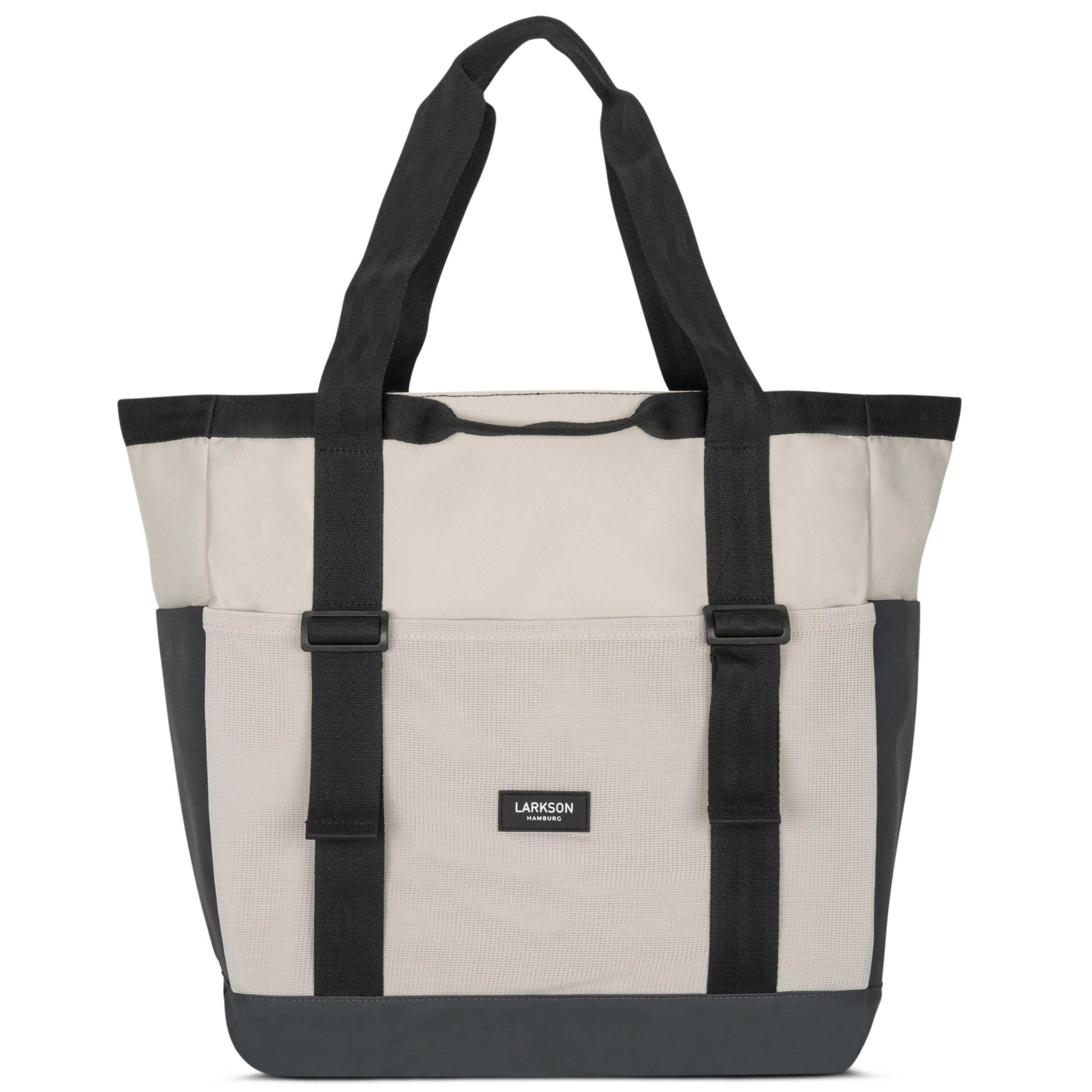 LARKSON Shopper Smilla Strandtasche für Damen und Herren (1-tlg), Große Beach Bag für Strand & Urlaub, Reißverschluss, Wasserabweisend