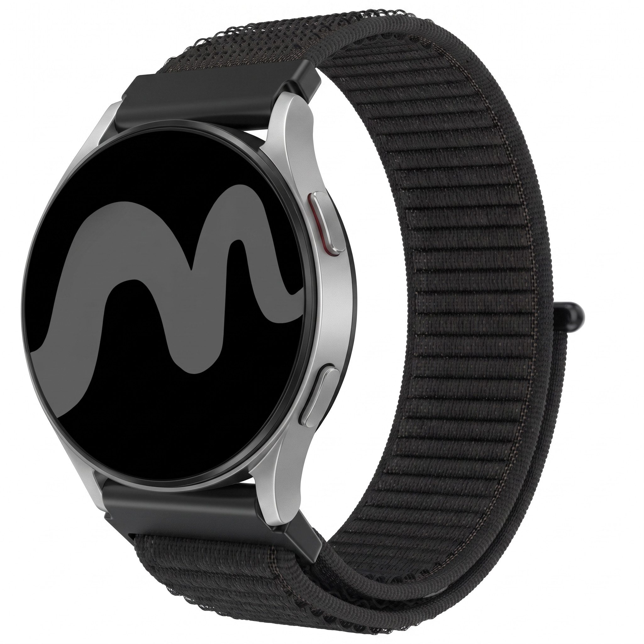 imoshion Smartwatch-Armband imoshion Nylonarmband - Universelle 22 mm Anschluss - Schwarz