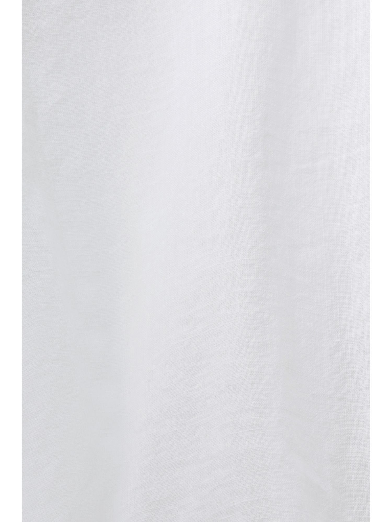 Esprit Kurzarmbluse Bluse WHITE Ärmeln nachhaltiger Baumwolle aus kurzen mit