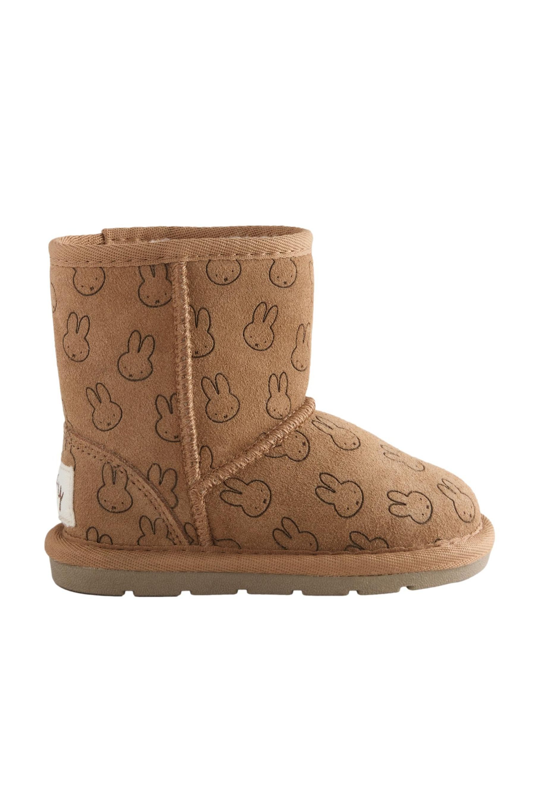 Next Miffy Hohe Schlupfstiefel aus Veloursleder günstig online kaufen