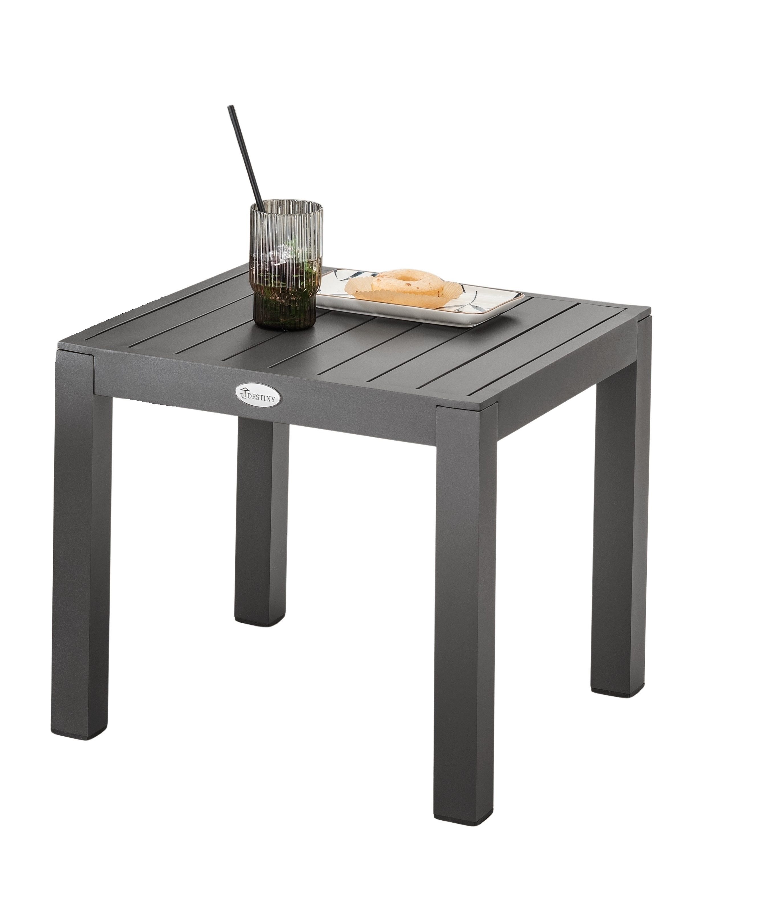Destiny Beistelltisch CAPRI, Aluminium, 47x47x43 cm, günstig online kaufen