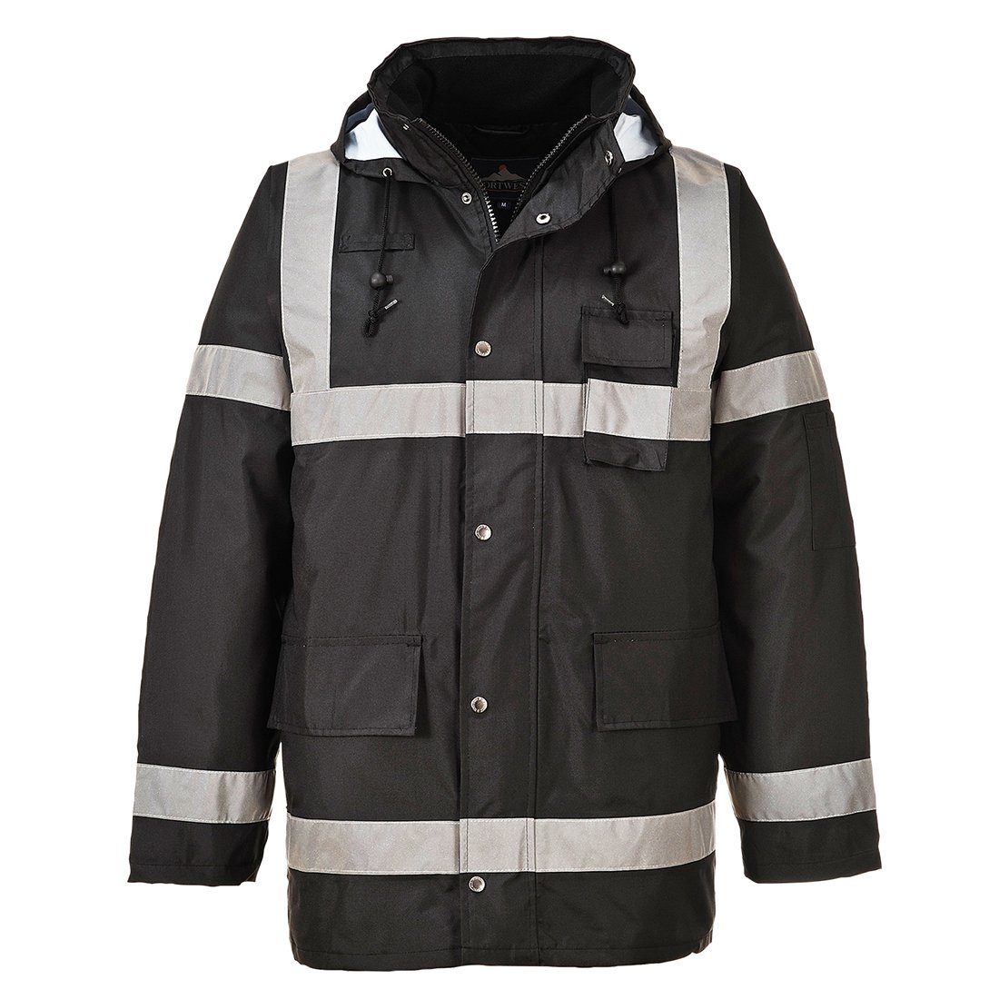 Portwest Arbeitsjacke S433 - Iona Lite Verkehrsjacke schwarz (S433) atmungsaktiv
