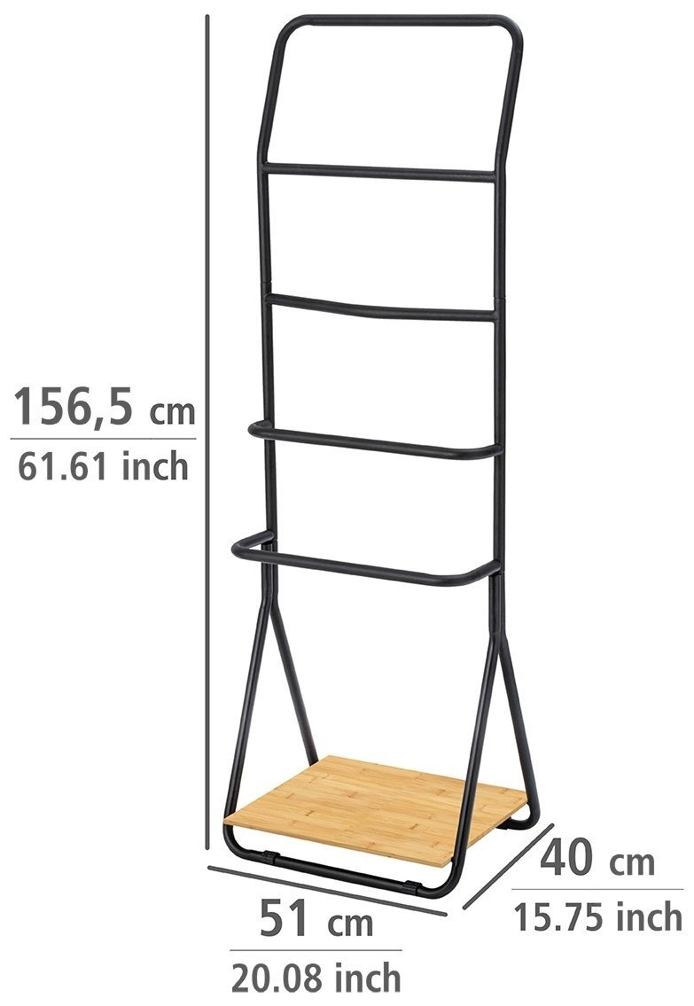 WENKO Handtuchständer Verona, cm 51x40x156,5 BxTxH