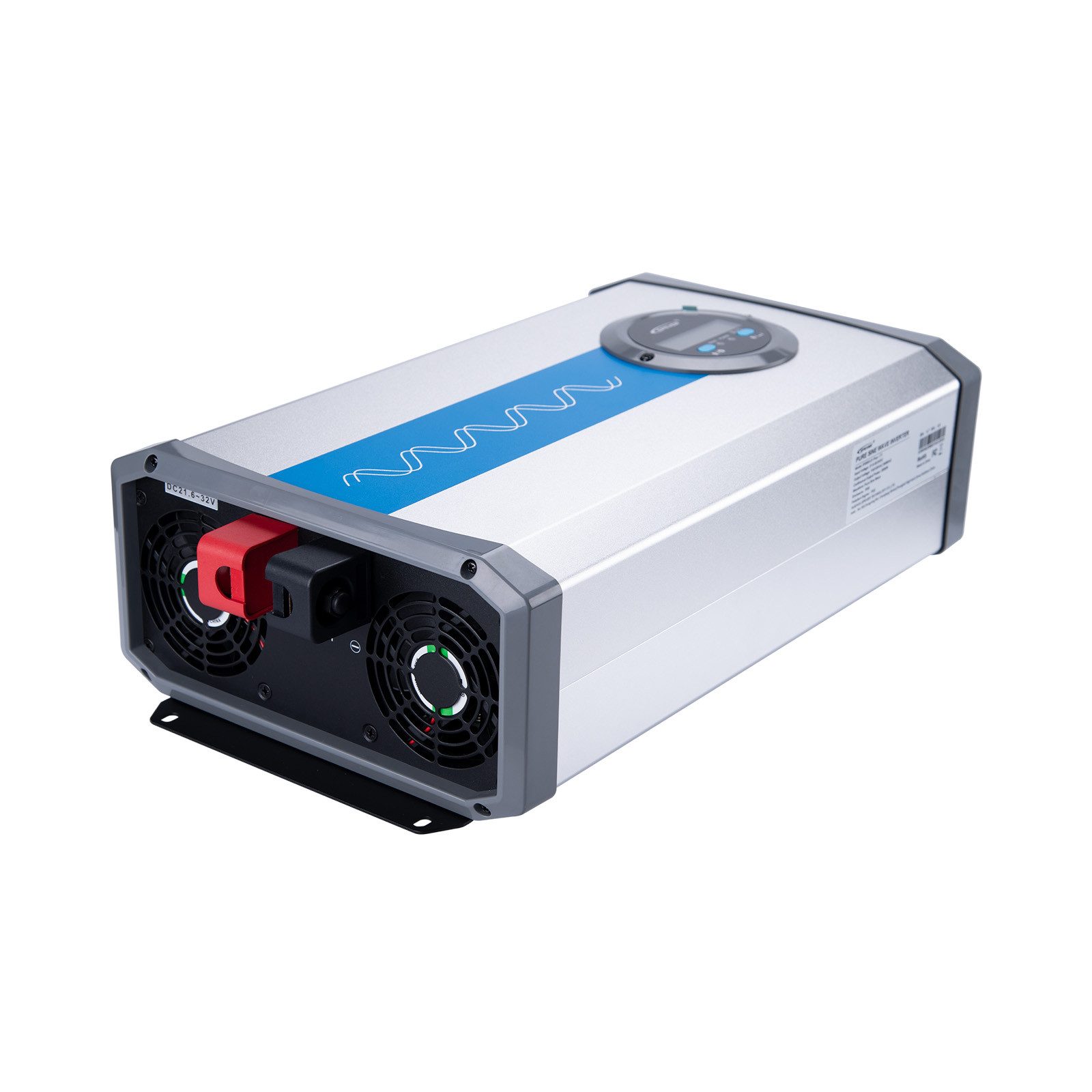 enjoy solar Wechselrichter EPEVER® IP-PLUS Serie 12/24/48VDC auf 230VAC, 500W-4000W, Umfangreiche Schutzvorrichtungen; 180°Grad drehbare LCD-Anzeige