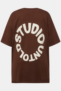 Studio Untold Rundhalsshirt Oversize-Shirt Rundhals Studio Untold Rückenprint