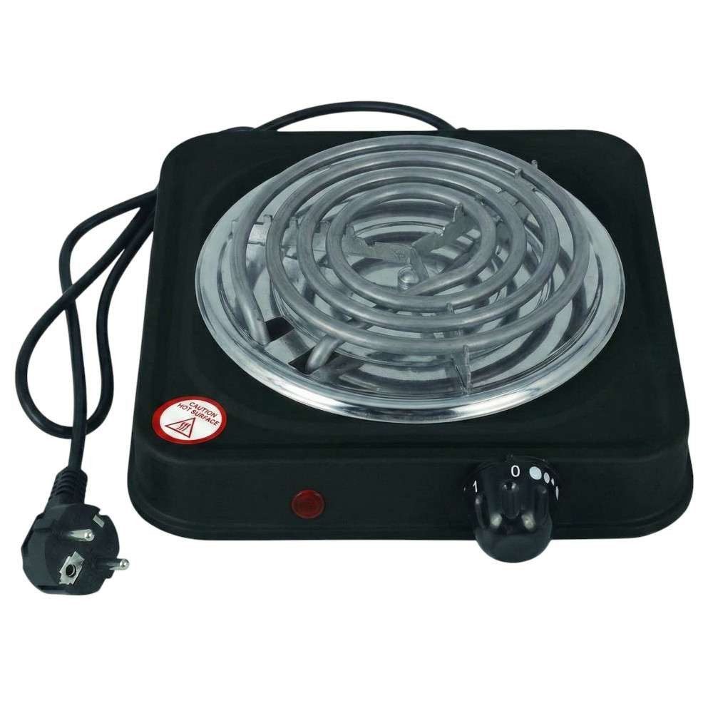 Mianova Einzelkochplatte Elektrischer Kohleanzünder 1000W mit Temperaturregler für Naturkohle