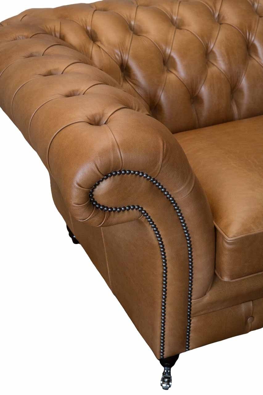 Couch Sofas Klassisch Design Sofa Chesterfield-Sofa, Chesterfield JVmoebel Wohnzimmer