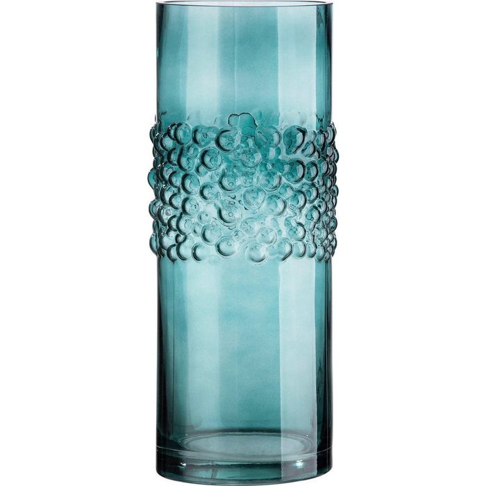 Casablanca by Gilde Tischvase Bubble-Vase Sparkle Höhe ca. 34 cm (1 St) dekorative Vase aus Glas Blumenvase