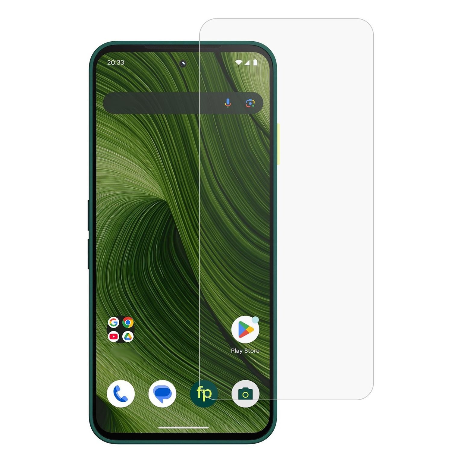 Wigento Handyhülle Für Fairphone 6 1x 2.5D 9H Tempered Hart Glas Display Schutz Folie, 0,26mm 9H 2.5D Hart Glas Folie, hoher Schutz