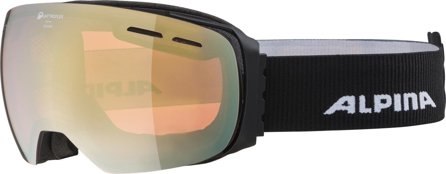Skibrille GRANBY Q matt Alpina Sports black