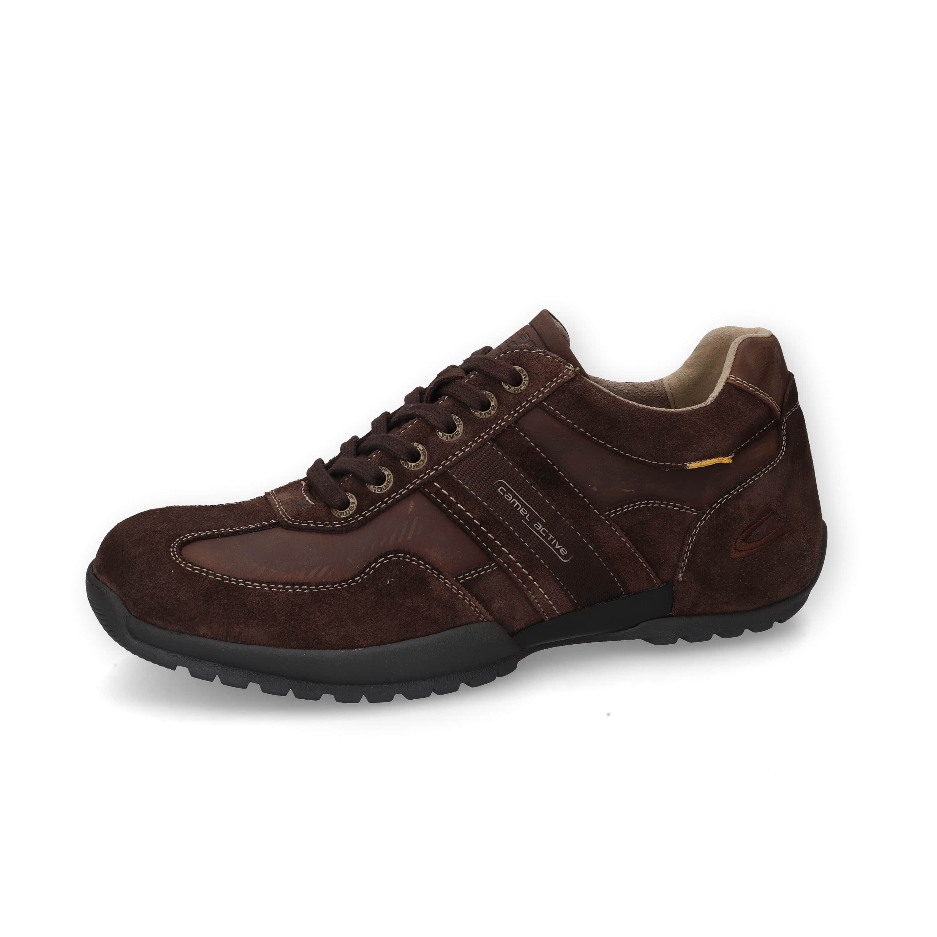 camel active Low Cut Split/Synthetic CAFE Schnürschuh
