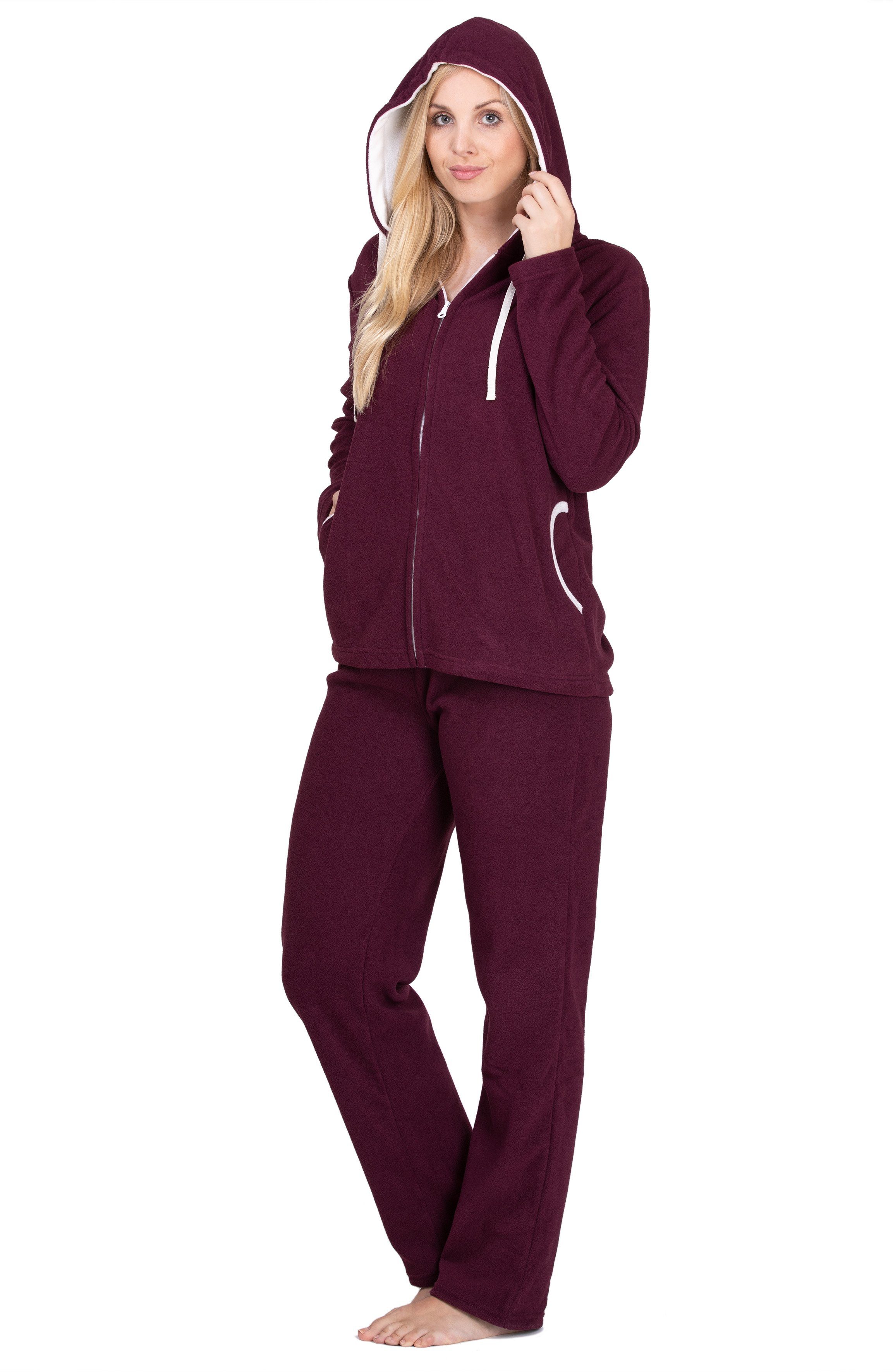 SLOUCHER Hausanzug Damen Hausanzug aus wärmenden Fleece