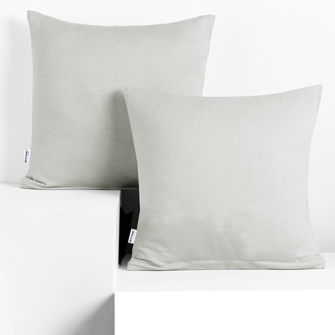 DecoKing Kissenbezug Kissenbezüge Baumwolle Reißverschluss mehrere günstig online kaufen