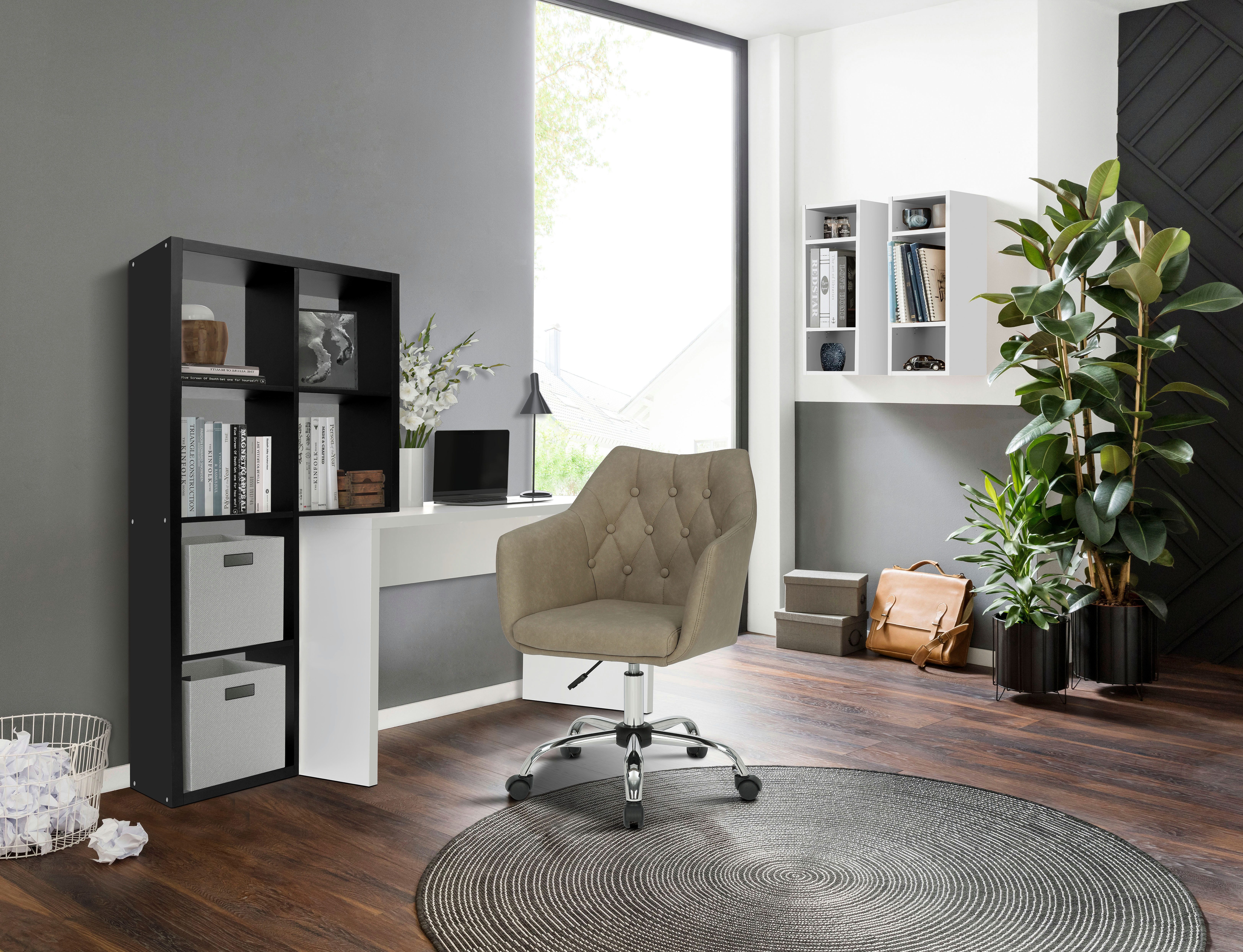 INOSIGN Regal-Schreibtisch Triest, Computertisch mit Raumtrenner, Breite 15 günstig online kaufen