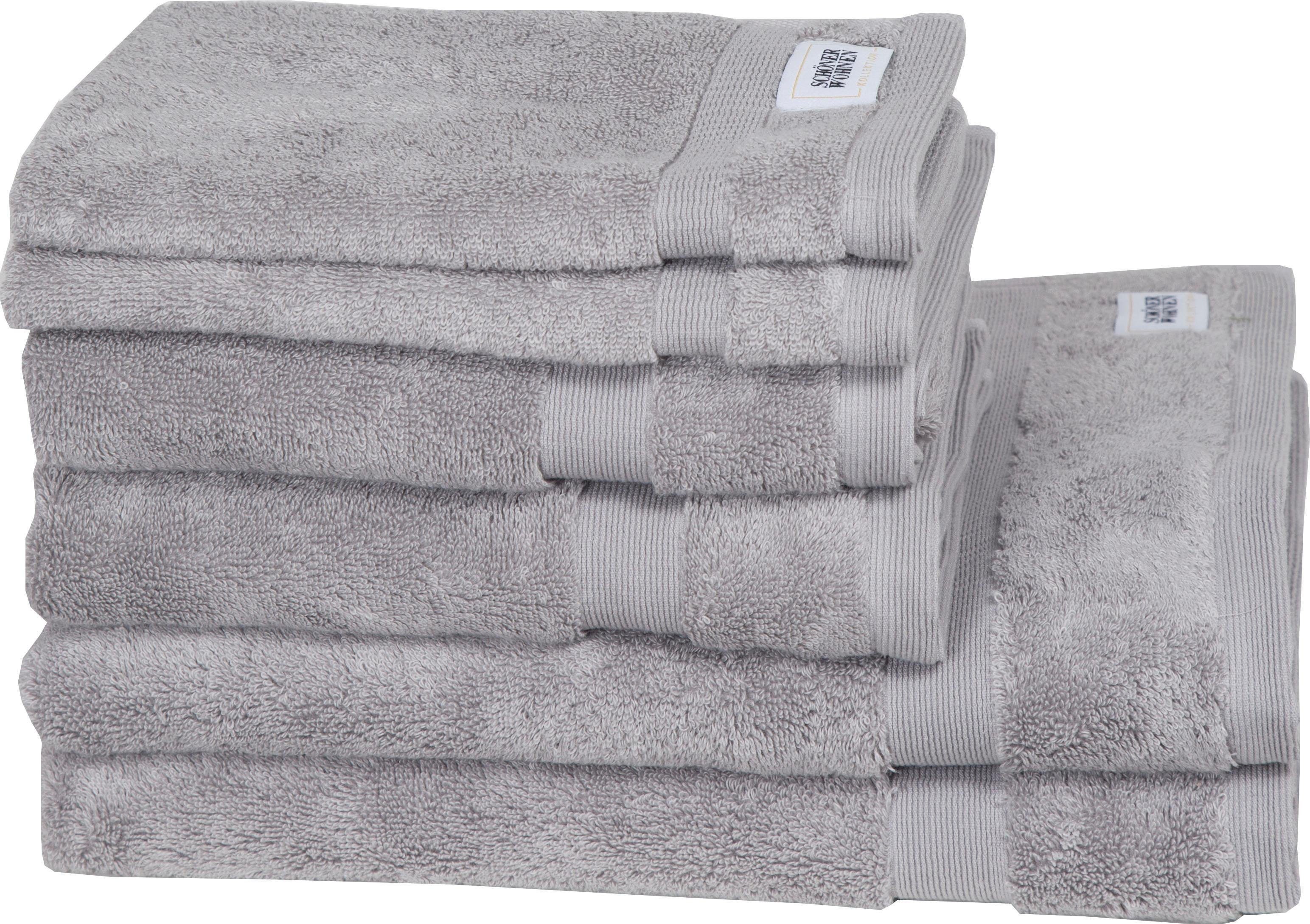 SCHÖNER WOHNEN-Kollektion Handtuch Set Cuddly, Frotteevelours günstig online kaufen