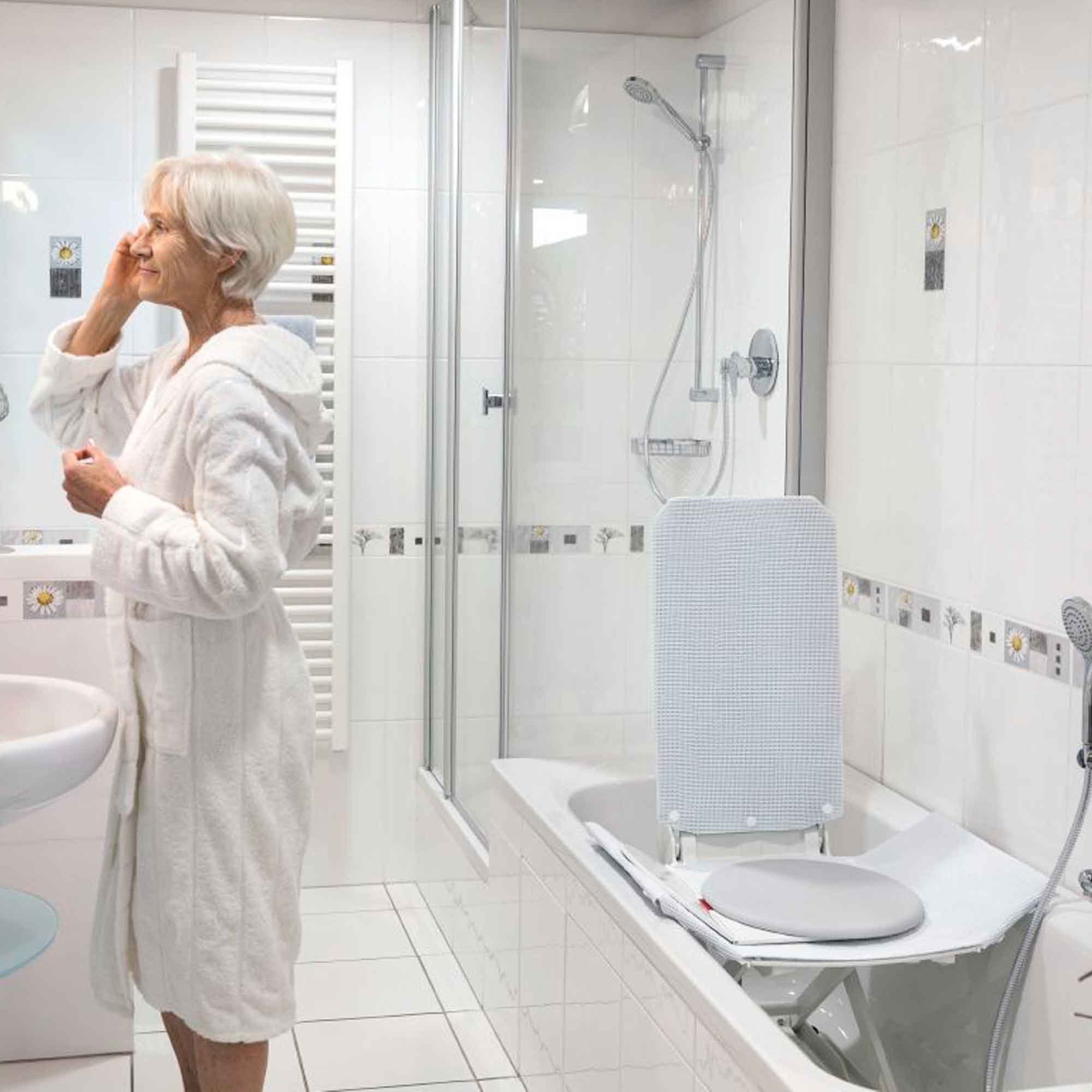 Invacare Badewannensitz Aquatec Orca Badewannenlift, belastbar bis 140 kg