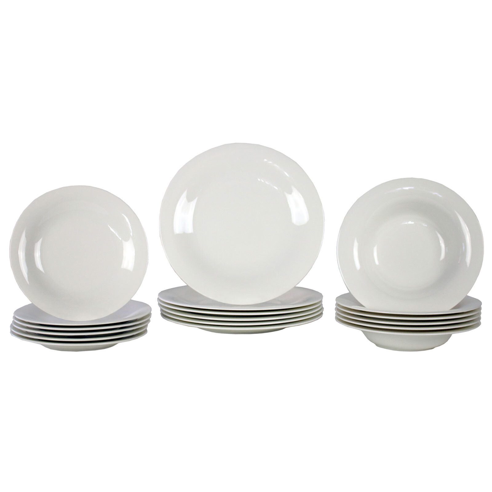 Villeroy & Boch Kombiservice New Cottage Basic Тарелки-Set 18er Set (18-tlg), Porzellan