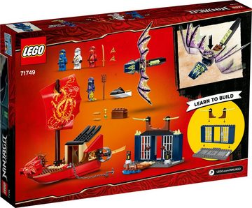 LEGO® Konstruktions-Spielset NINJAGO® 71749 Flug mit dem Ninja-Flugsegler, (147 St)