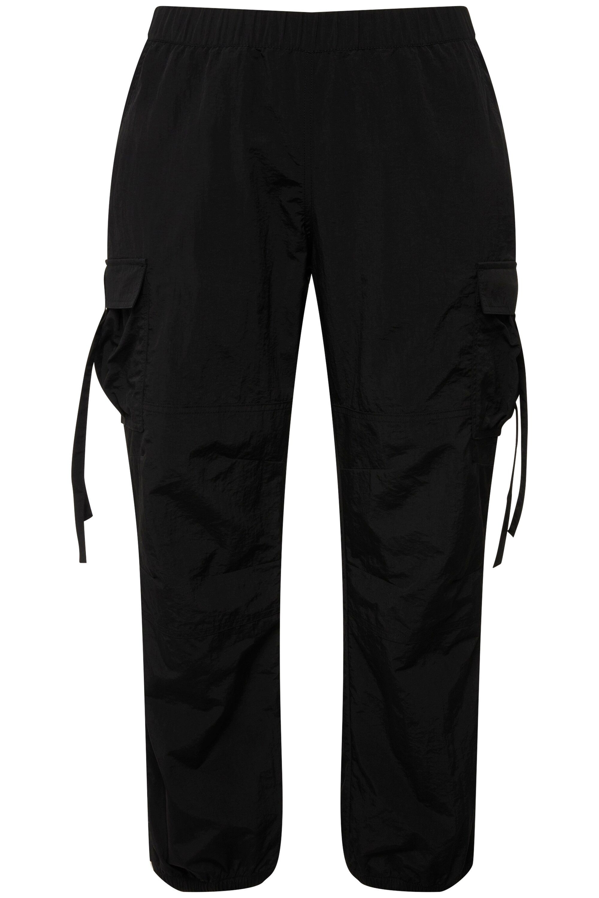 Ulla Popken Cargoshorts Cargohose Utility-Style Elastikbund günstig online kaufen