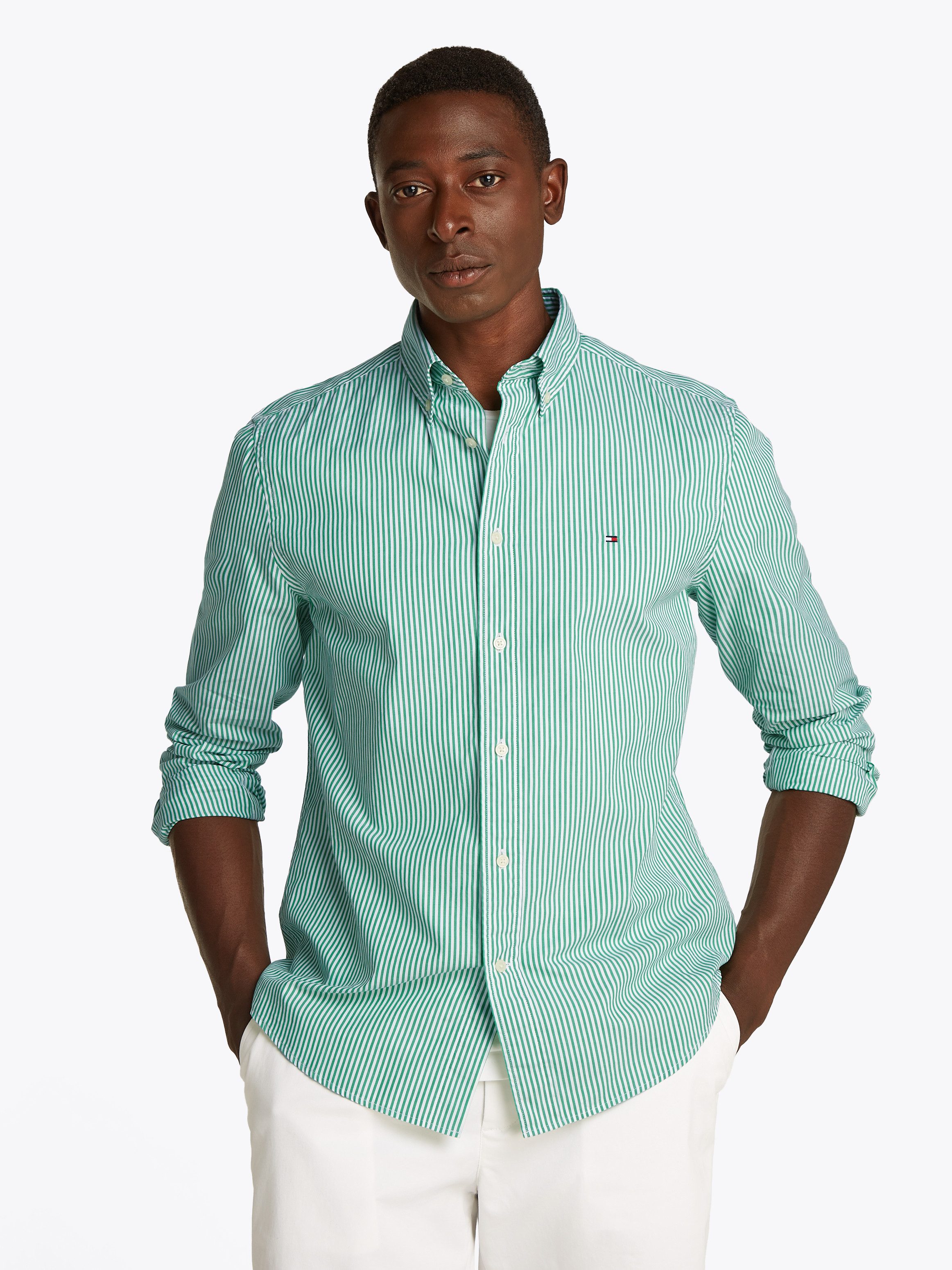 Tommy Hilfiger Langarmhemd FLEX POPLIN CLASSIC günstig online kaufen