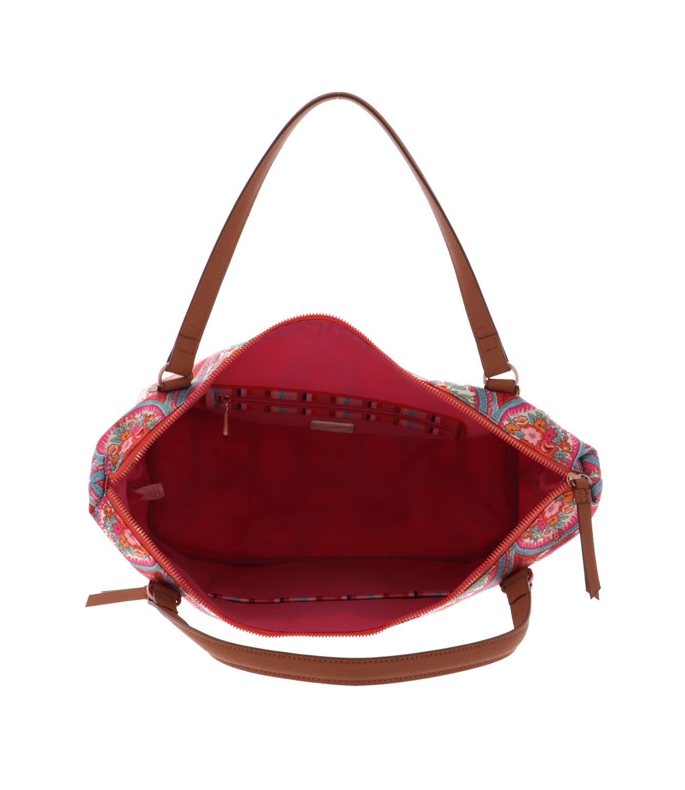 City Shopper Hot Rose Oilily Paisley Coral