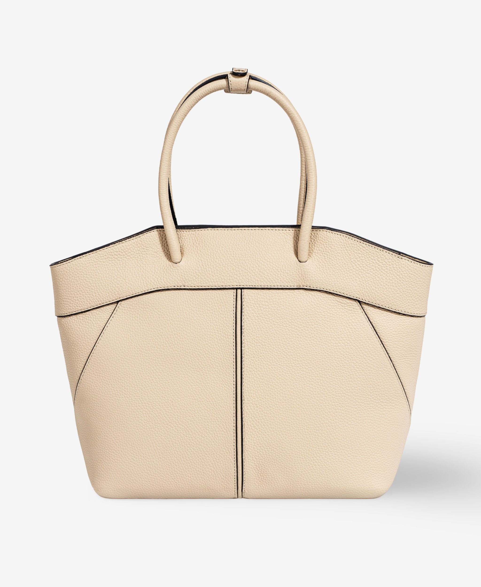 GLAMIRA Handtasche Lysandra Beiger Shopper (1-tlg), echt Leder, mit geräumigem Hauptfach