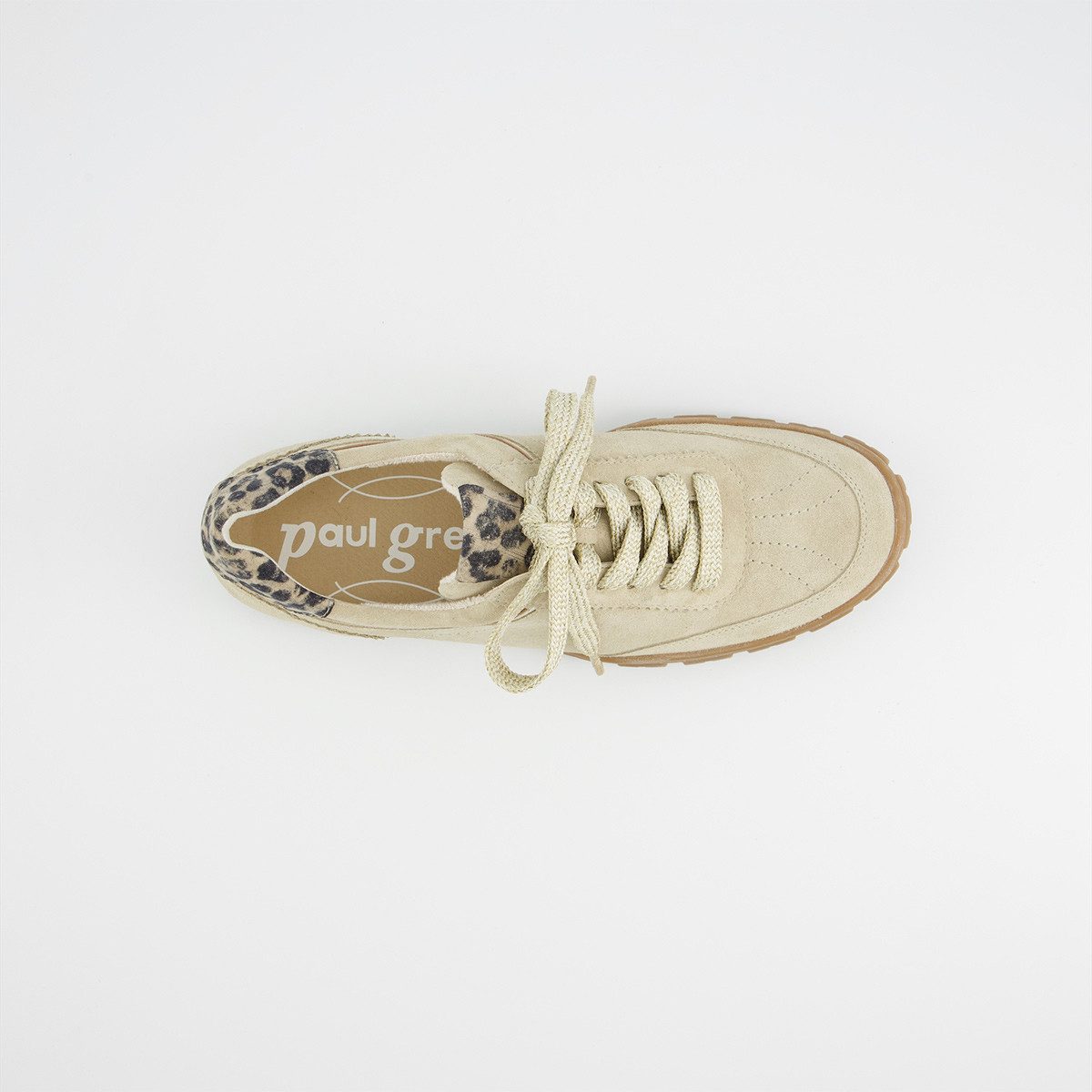 Paul Green Paul Green 5504-058, Sneaker, Beige / Leo, Damen Sneaker