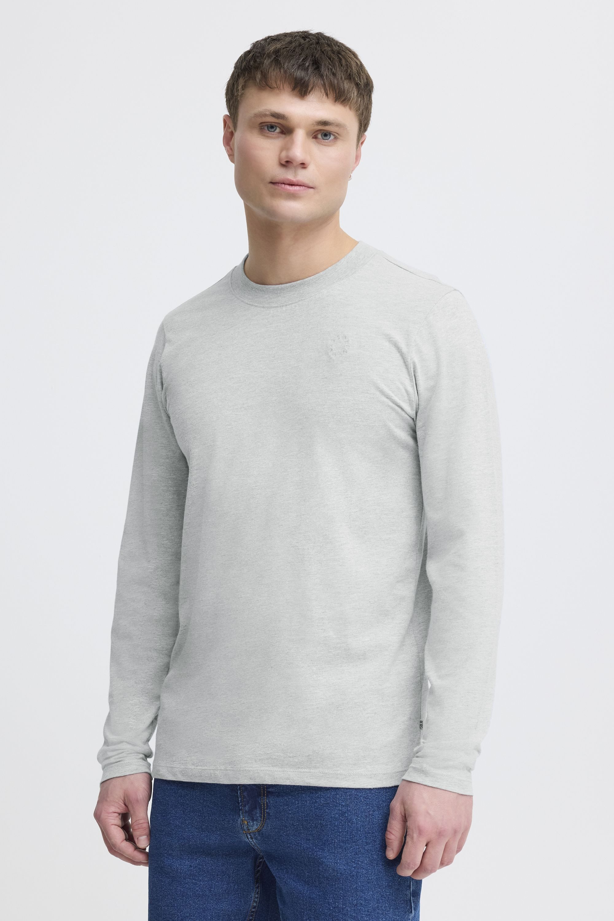 !Solid Langarmshirt SDODATTEN Zeitloses Langarmshirt günstig online kaufen