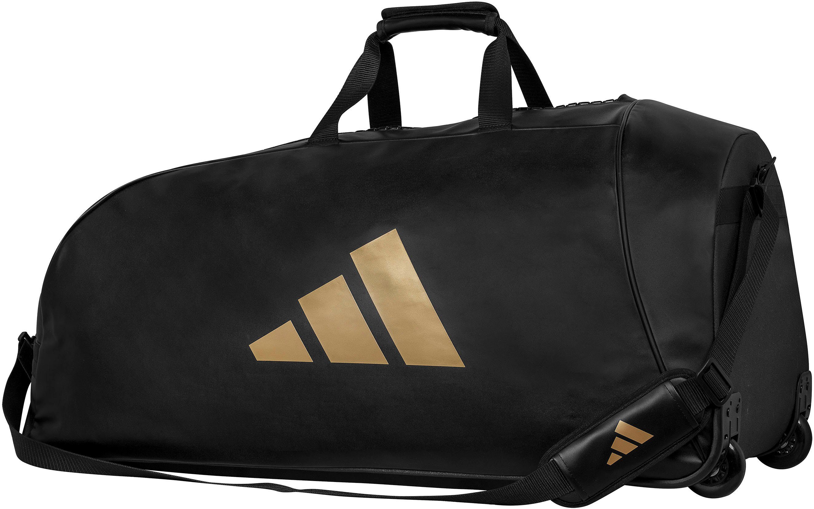 adidas Performance Sporttasche Trolley Bag PU Combat Sports (1-tlg),  Übergroßer Reißverschluss - auch mit Boxhandschuhen zu öffnen