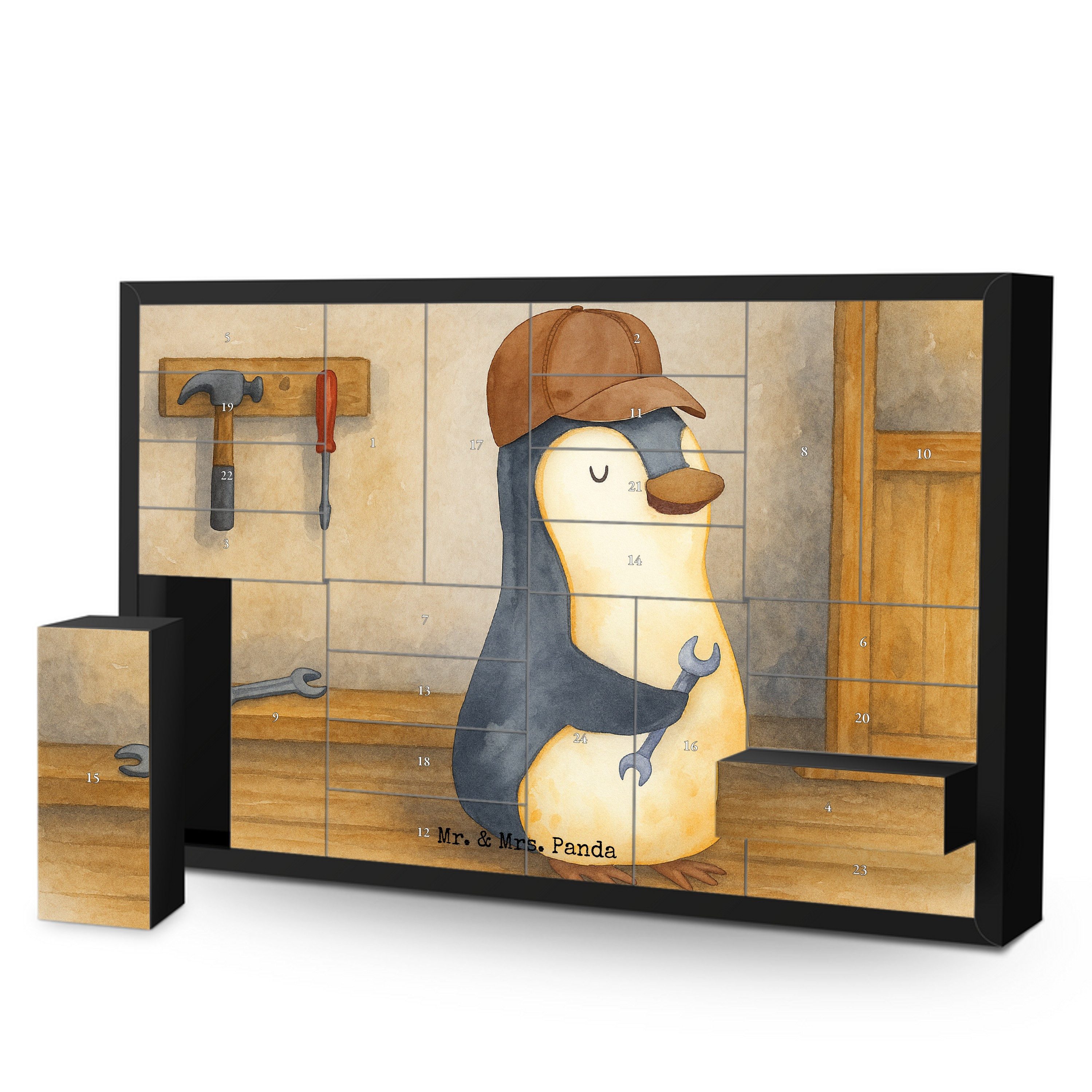 Mr. & Mrs. Panda Календарі Wenn Papa es nicht reparieren kann, sind wir am Arsch Design, Advents (Packung, 1-tlg)