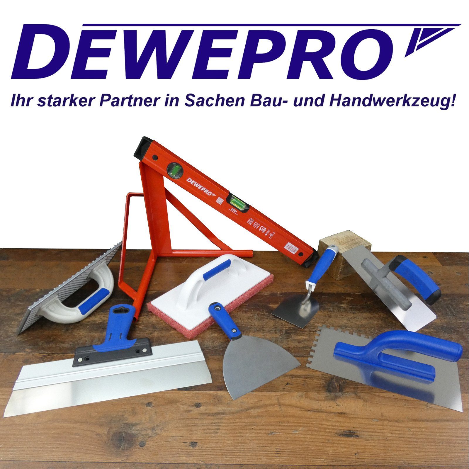 220x215mm Maurerkelle DEWEPRO Berliner (1-St) Maurerkelle -