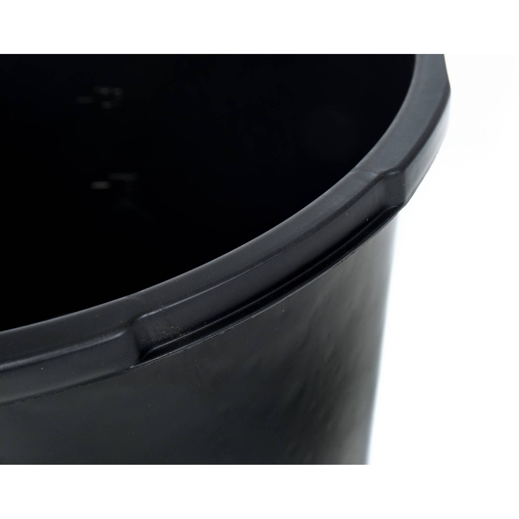 schwarz, Mörtelkübel rund, acerto® hochwertigem Mörtelkübel aus Mörtelwanne in Kunststoff