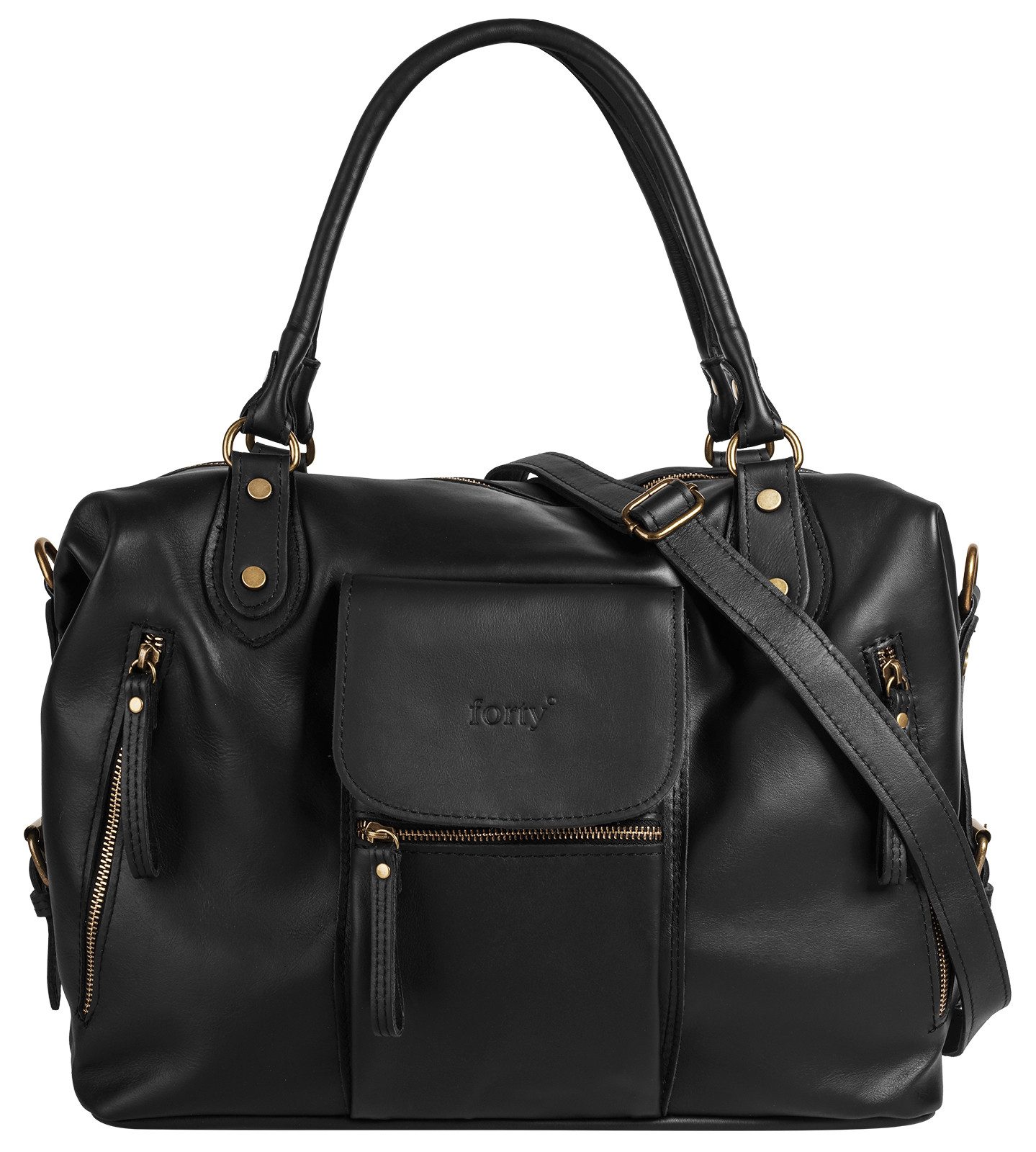 forty° Shopper, echt Leder, Made in Italy