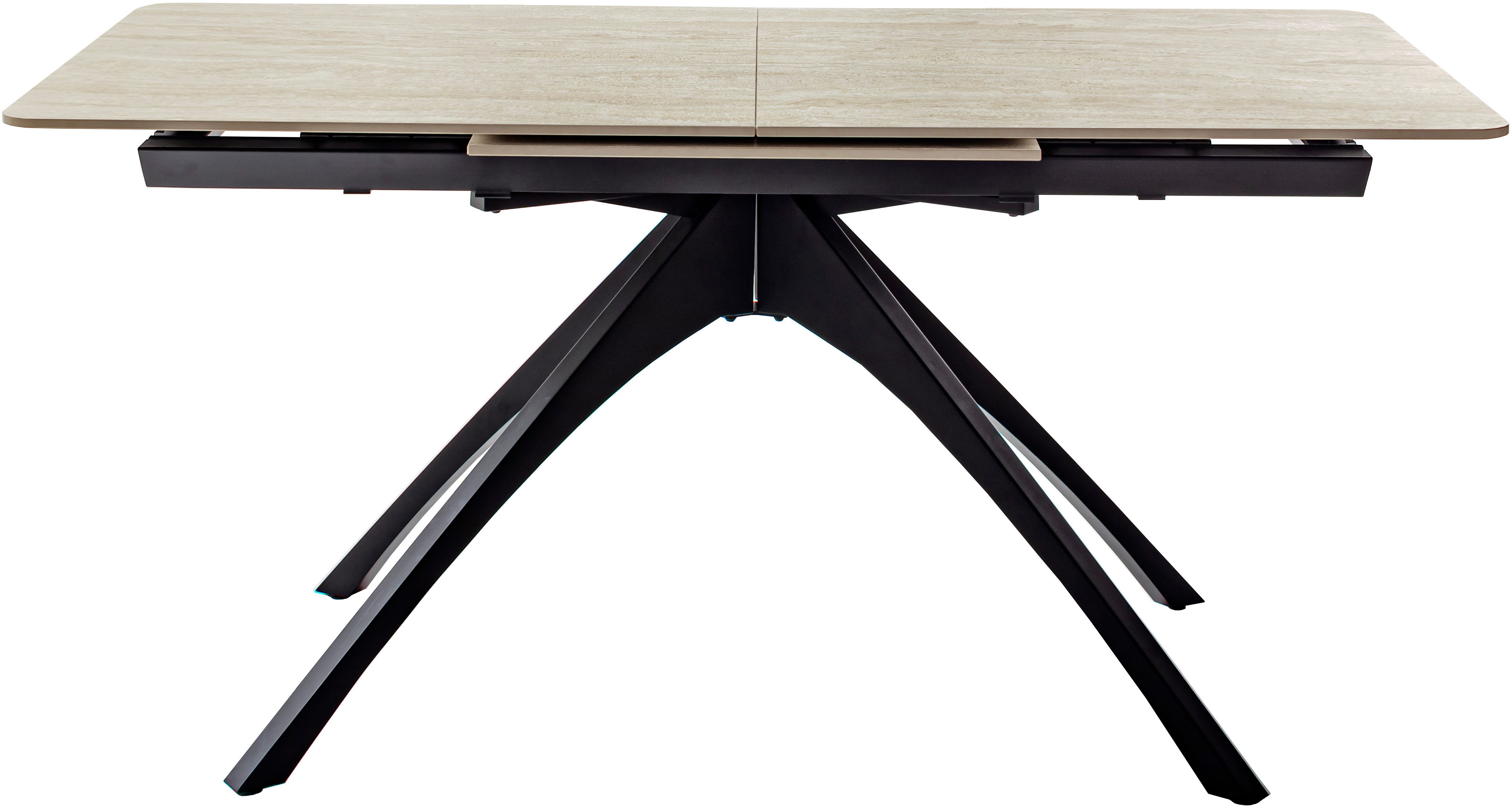 MCA furniture Esstisch CERRITO Auszugtisch 160-220 cm - marmoriert (1-St), günstig online kaufen