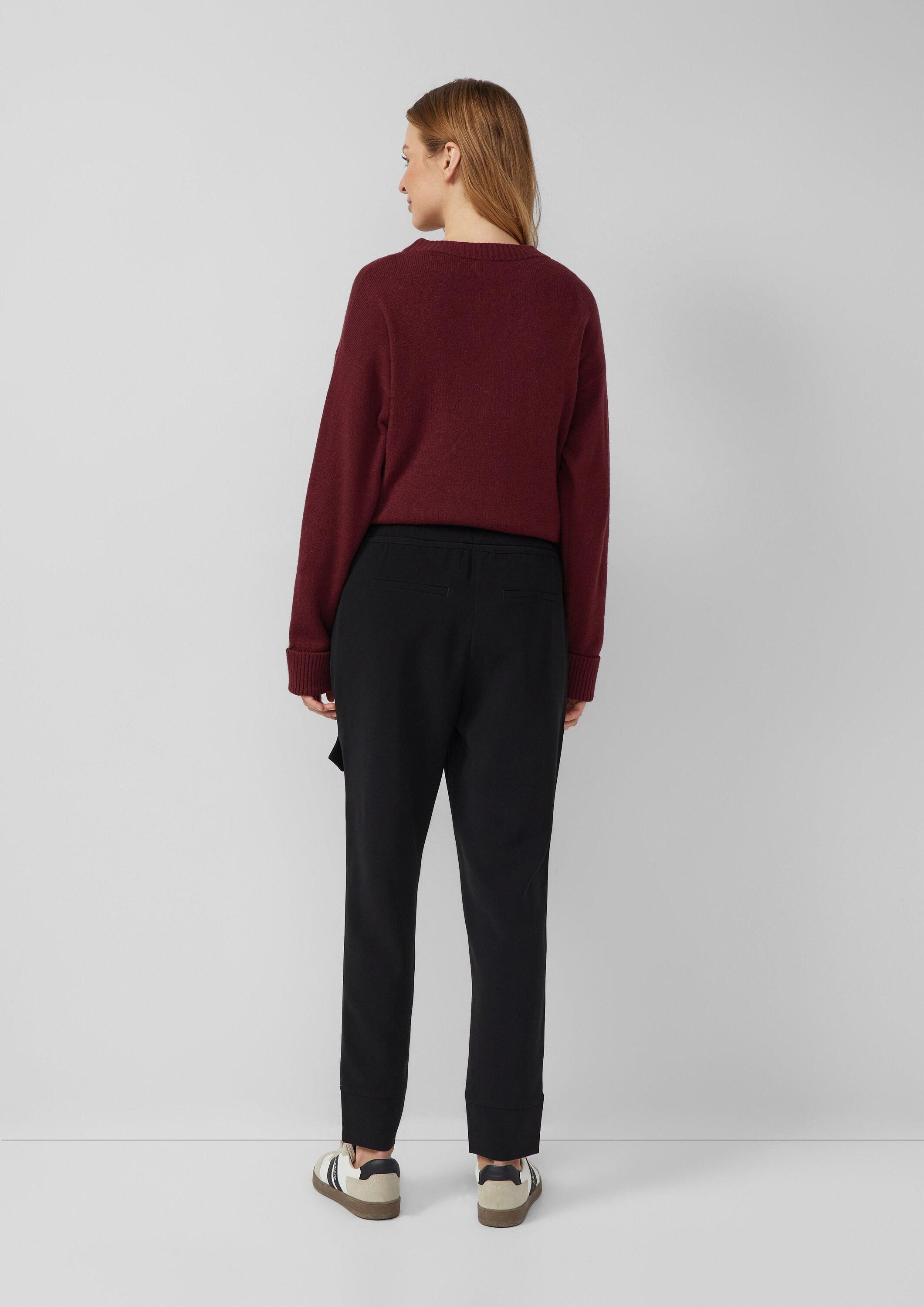 s.Oliver 7/8-Hose Hose 7/8-Hose mit Ziertaschen im Cargo-Stil