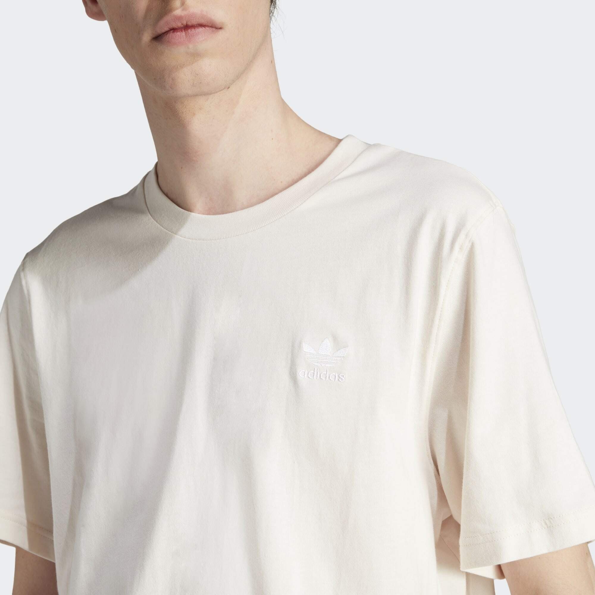 adidas Originals T-SHIRT White T-Shirt Wonder ESSENTIALS TREFOIL