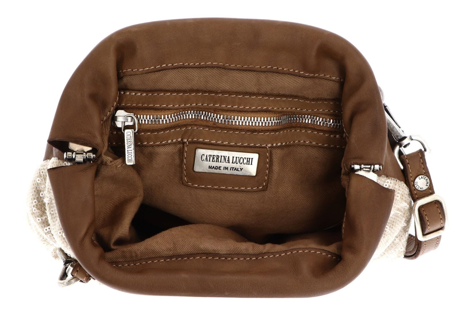 Caterina Lucchi Clutch Violante Pochette, aus echtem Kalbsleder