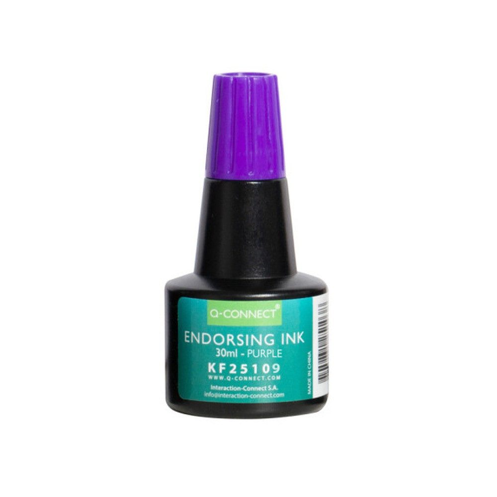 Q-Connect Tusche Q-CONNECT Stempelfarbe violett 28,0 ml