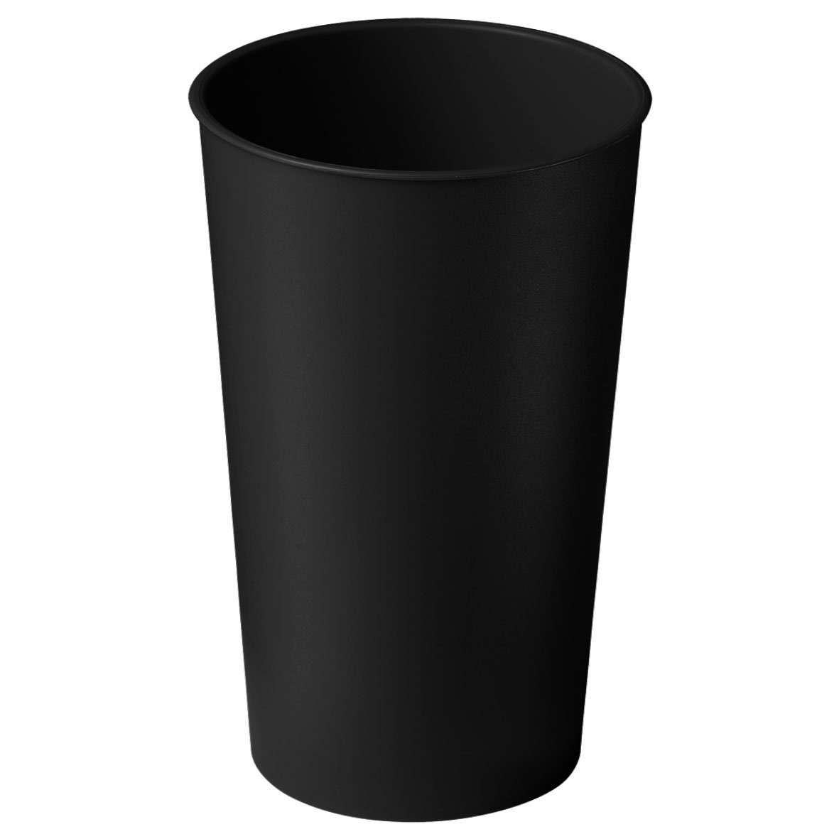 mehrweg.pro Mehrwegbecher Trinkbecher "Colour" 0,4 l, Kunststoff, (Sparset, 1-tlg., 1) schwarz