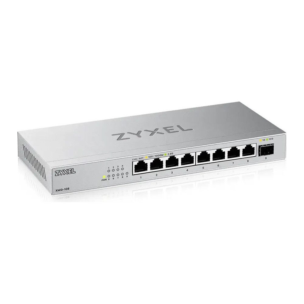 Zyxel Zyxel XMG-108 Комутаторы für Heim- und Büroanwendungen. WLAN-Router, CO2-neutraler Versand verfügbar
