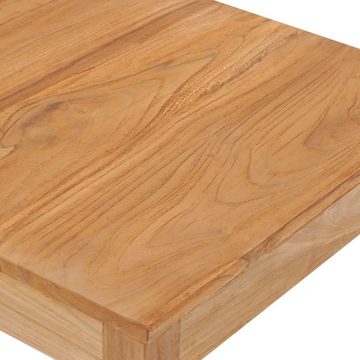 vidaXL Gartentisch Outdoor-Bartisch 60x60x105 Massivholz Teak (1-St)